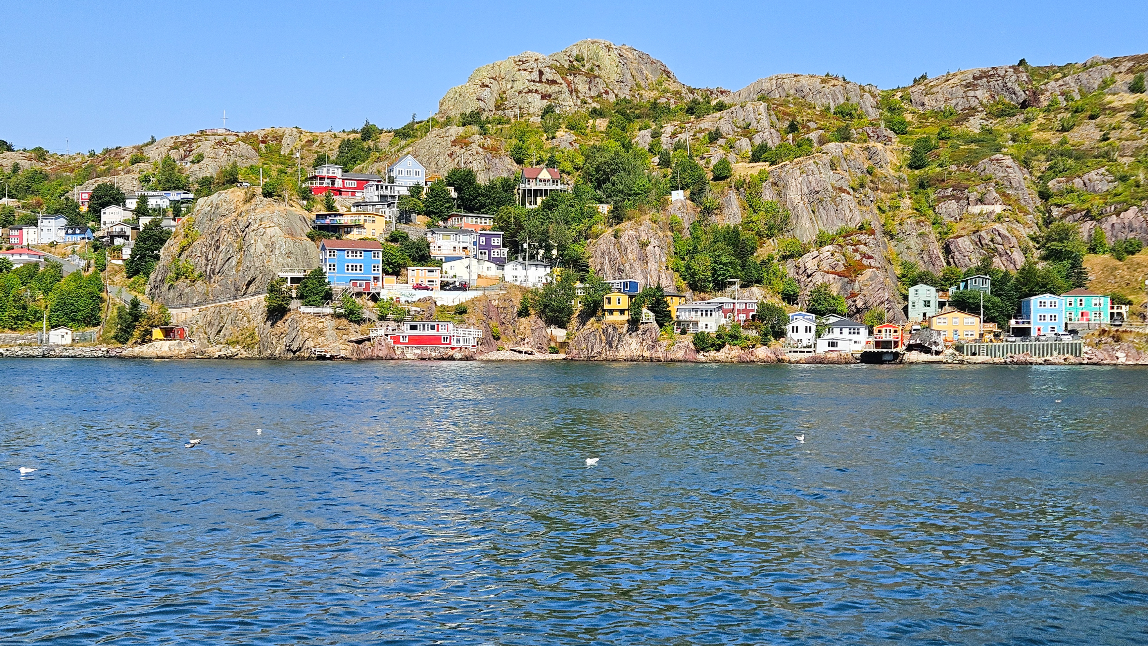 Stunning view of The Battery from the Battery lookout in St. John's Newfoundland